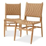 OUTDOOR DINING CHAIR LAROC SET OF 2