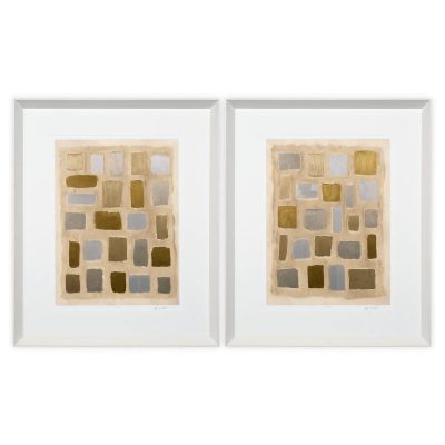 PRINT SAND SHAPED BY MICHAEL WILLETT SET OF 2