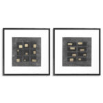 Картина „Black Squares“ от Michael Willett (комплект от 2)