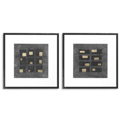 Картина „Black Squares“ от Michael Willett (комплект от 2)